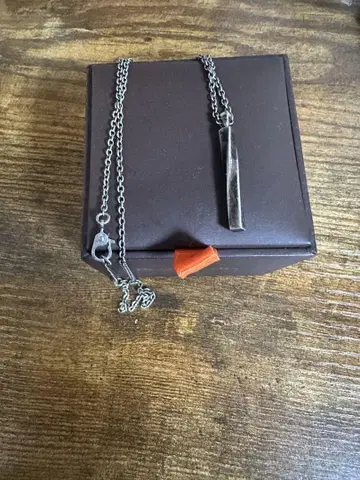 Paul Smith 실버 펜던트 목걸이