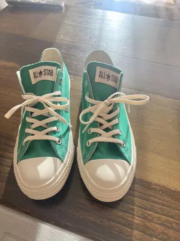 CONVERSE ALL STAR 그린 컬러 스니커즈
