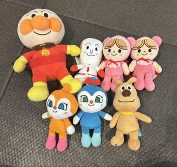 호빵맨 봉제 인형 8개 세트