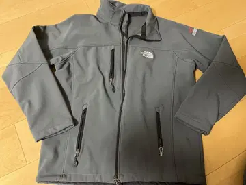 THE NORTH FACE 그레이 후드 부착 자켓