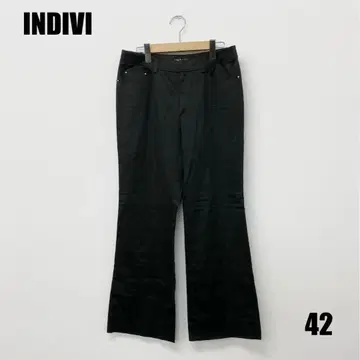 0296I INDIVI 여성 캐주얼 팬츠