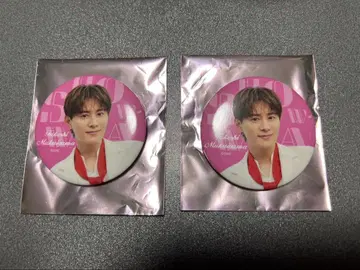 메이지좌 랜덤 캔뱃지 무카이야마 타케시 2개