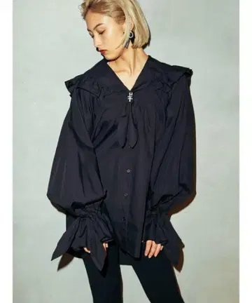 PAMEO POSE 파메오 포즈 2018AW 세일러 셔츠 블라우스