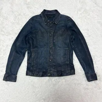 SCHLUSSEL 슈리셀 코팅 데님 자켓 3 데미지 가공