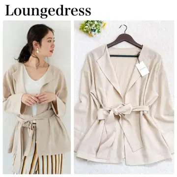 [새상품] Loungedress 릴랙스 숏 자켓 시어 벨트 F