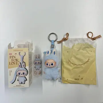 [ D ] LABUBU 러브 PIN FOR LOVE 봉제 인형 펜던트