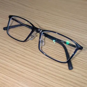 JINS 다크 블루 안경 표시 사이즈