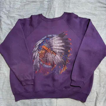 90s 80s 구제 의류 인디언 헤드 맨투맨 빈티지