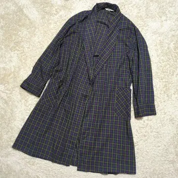 [새상품급] JCPenny 셔츠 가운 70's 타탄 체크 남성용 XL