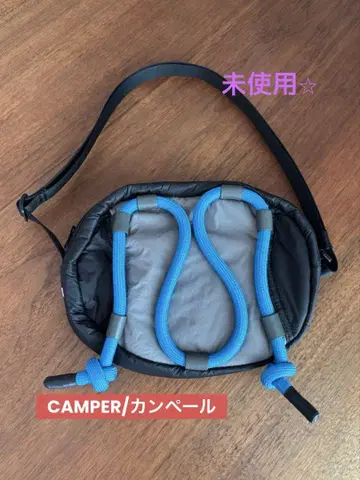 [미사용] 캠퍼 UNATZ 숄더백 바디백 나일론 블랙