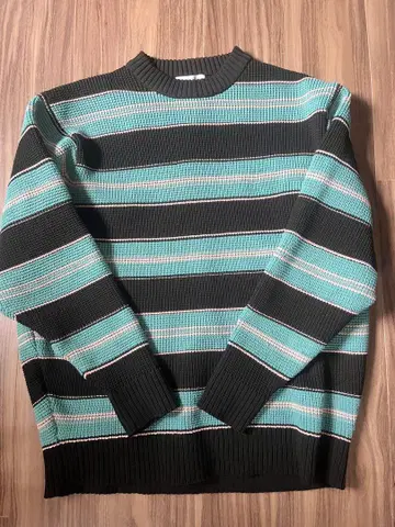 FREAK'S STORE 스트라이프 크루넥 스웨터 M