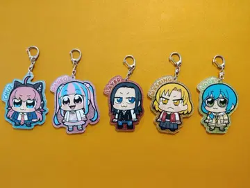 오카와 부쿠부 x BanG Dream 아크릴 키홀더 5종 세트