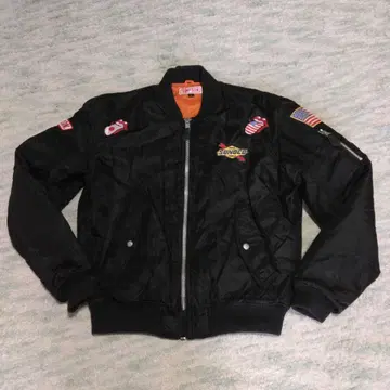 SIMPSON MA-1 플라이트 자켓 L 블랙