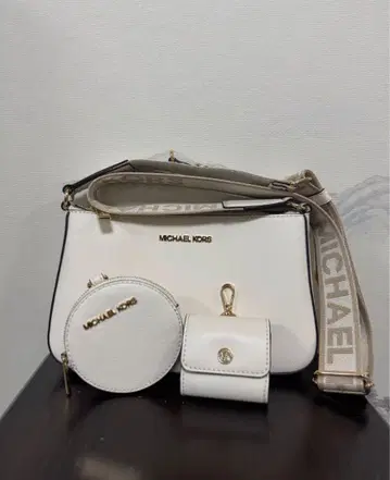 MICHAEL KORS 화이트 숄더백