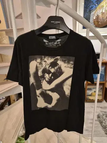 HYSTERIC GLAMOUR 커트 코베인 콜라보 T셔츠 NIRVANA