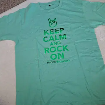 Rockism Social Club 티셔츠 민트 그린 M 사이즈