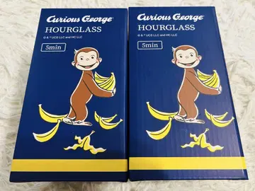 Curious George 모래시계 5분 오자루의 조지 모래시계