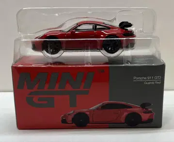 Mini GT 포르쉐 911 992 GT3 가즈 레드