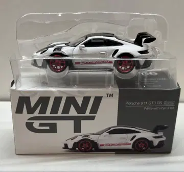 Mini GT 포르쉐 911 992 GT3 RS 화이트 PKG