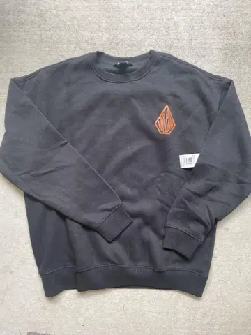 Volcom stone CREW 블랙 맨투맨 M