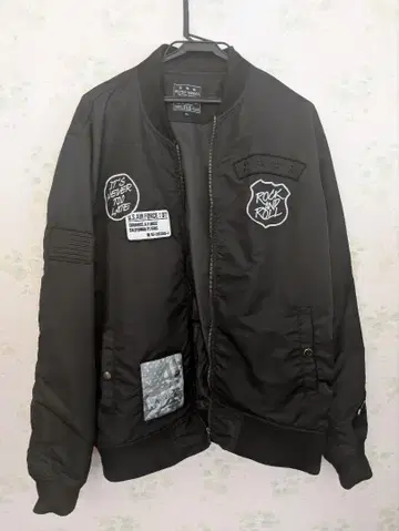 밀리터리 블랙 점퍼 XL