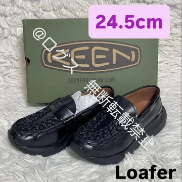 킨 유니크 로퍼 더블케이 블랙 24.5cm