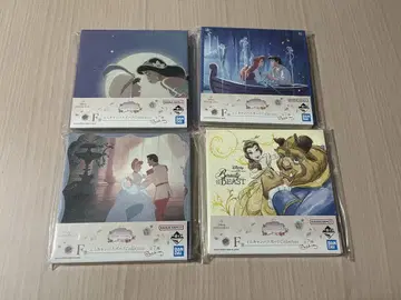 제일복권 디즈니 프린세스 F상 미니 캔버스 보드 4개 세트