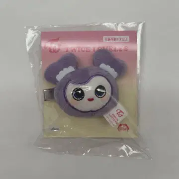 GIGO TWICE LOVERYS 봉제 인형 헤어핀 사나 서브리