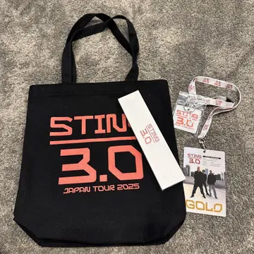 STING 3.0 JAPAN TOUR 2025 GOLD 굿즈 스팅