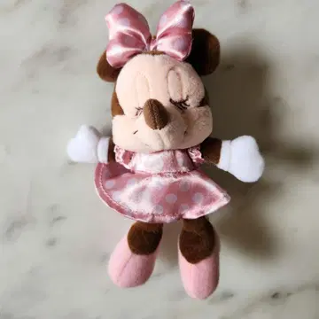 미니 마우스 봉제 인형 키링 약 15cm