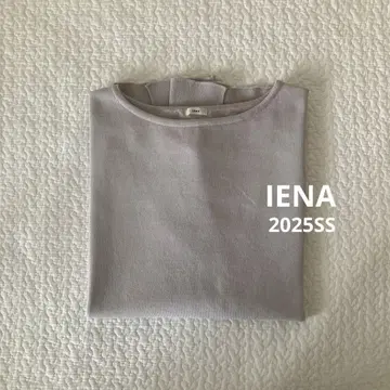 [ 새상품급 ] IENA 코튼 스트레치 NEO 와이드 크루 풀오버 내추럴