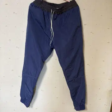 사풀 네이비 나일론 팬츠 허리밴딩