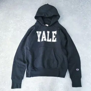 새상품급 Champion 빨간색 택 L YALE 미국제 후드티 네이비