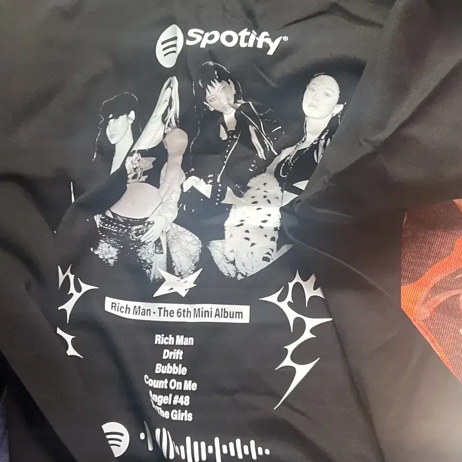 Spotify aespa(エスパ) ポップアップ 半袖 Tシャツ L