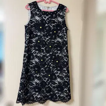 슈퍼 뷰티 전체 레이스 플라워 모티브 원피스 42 결혼식