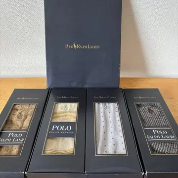 랄프 로렌 남성 양말 네 켤레 미사용