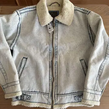 ZARA MAN 데님 보아 자켓 M