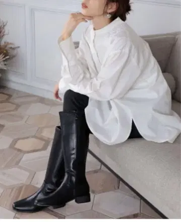 DONOBAN 슬림 레그 롱 부츠