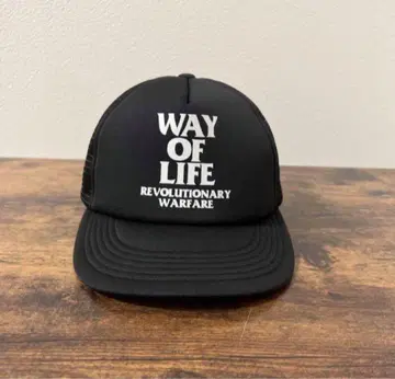 구제 의류 새상품급 RATS WAY OF LIFE 블랙 메쉬 캡 일본제