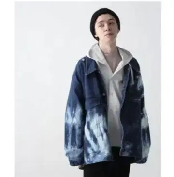 HARE 타이다이 데님 자켓 S