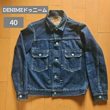 DENIME 30주년 2nd 모델 데님 자켓 사이즈 40 빨간색 탭