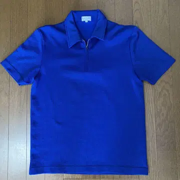 Paul Smith 파랑 집업 피케 셔츠 M