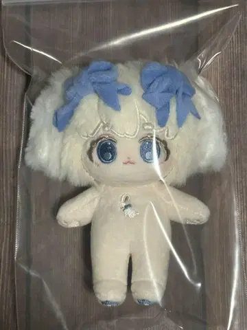 무속성 봉제 인형 10cm 크림 도토프