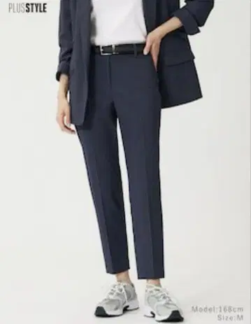 플라스테 PLST PLUS STYLE 스틱 팬츠 린넨 블렌드