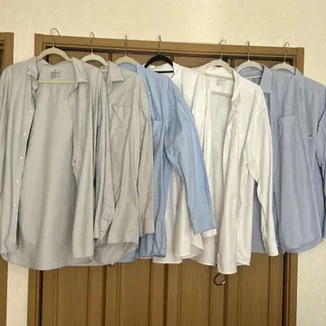 남성용 Y셔츠 7장 used