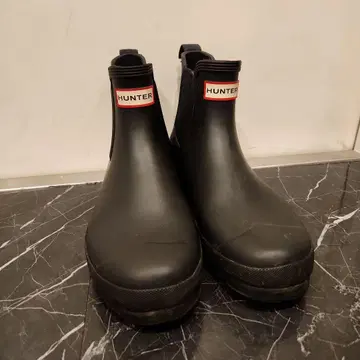HUNTER 사이드 고어 부츠 UK10 29cm 블랙