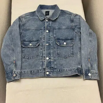새상품급 백넘버 2nd 데님 자켓 G 진 긴팔 데님 자켓 m 상