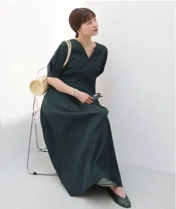 IENA B. 축구 V넥 원피스