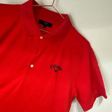미사용 새상품 Callaway 빨간색 피케 셔츠 XL 3L