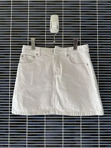 Micheal Kors 면 100% 캠퍼스 원단 미니 스커트 38